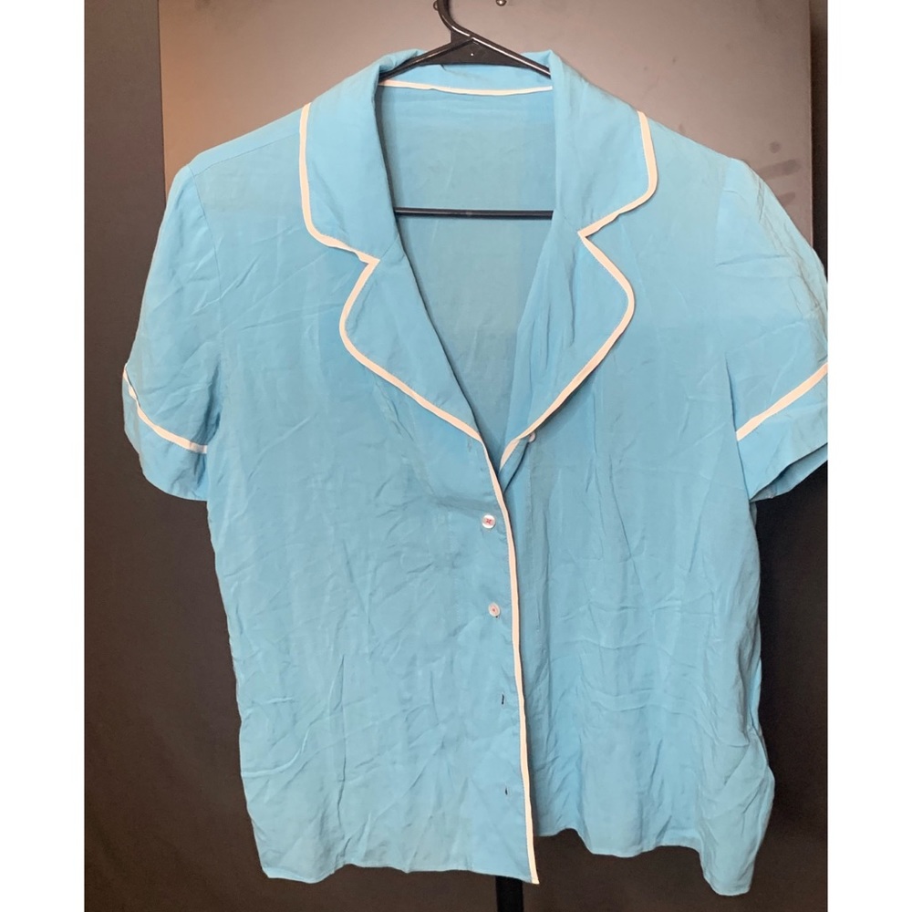 Anthropologie button down vintage styled top